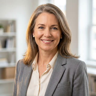 Sarah Coleman, indiquée comme directrice financière chez Lumière Rendença, sur une photo de profil